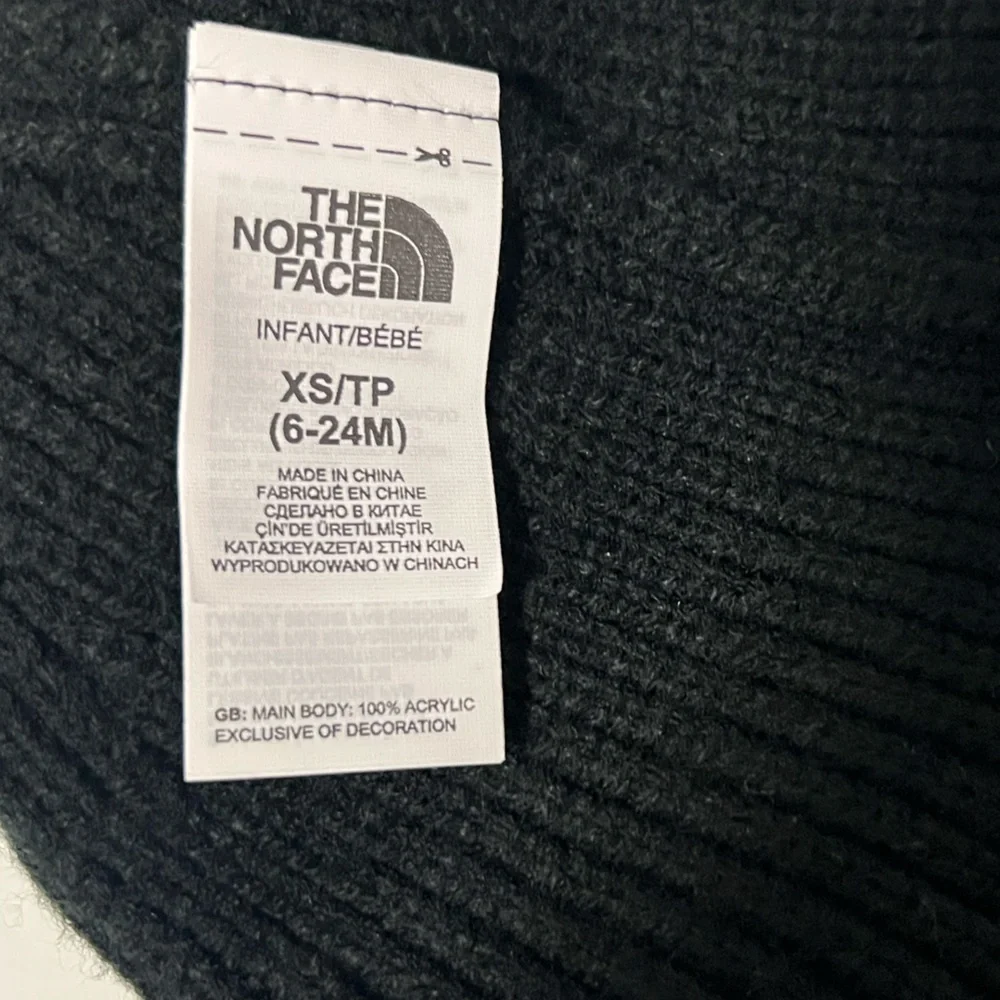 The North Face Kids Black Knit Beanie